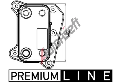 MAHLE Chladi oleje MAO CLC 38 000P, CLC 38 000P
