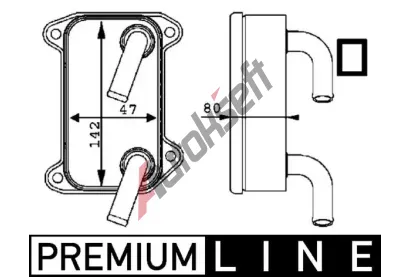 MAHLE Chladi oleje MAO CLC 40 000P, CLC 40 000P