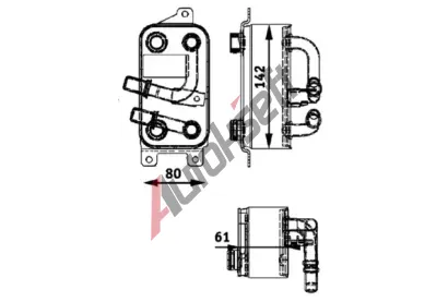 MAHLE Chladi oleje automatick pevodovky MAO CLC 43 000P, CLC 43 000P