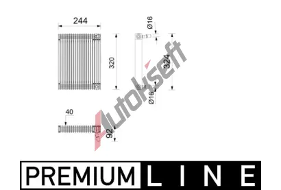 MAHLE Chladič oleje MAO CLC 439 000P, CLC 439 000P MAHLE Chladič oleje MAO CLC 439 000P, CLC 439 000P