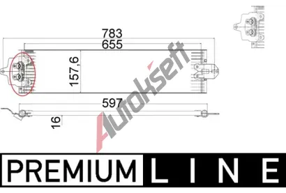 MAHLE Chladi oleje automatick pevodovky MAO CLC 49 000P, CLC 49 000P