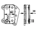 MAHLE Chladi oleje MAO CLC 52 000P, CLC 52 000P