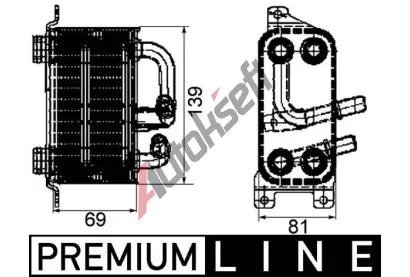 MAHLE Chladi oleje MAO CLC 66 000P, CLC 66 000P