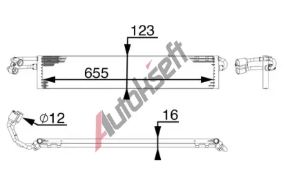 MAHLE Chladi oleje automatick pevodovky MAO CLC 71 000P, CLC 71 000P