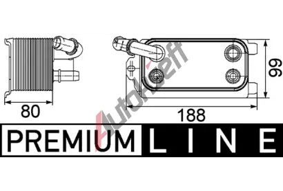 MAHLE Chladi oleje automatick pevodovky MAO CLC 72 000P, CLC 72 000P