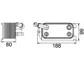 MAHLE Chladi oleje automatick pevodovky MAO CLC 72 000P, CLC 72 000P
