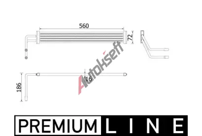 MAHLE Chladi� oleje ��zen� MAO CLC 93 000P, CLC 93 000P