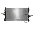 MAHLE Chladi vody MAO CR 1011 000S, CR 1011 000S
