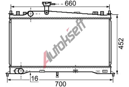 MAHLE Chladi vody MAO CR 1020 000S, CR 1020 000S