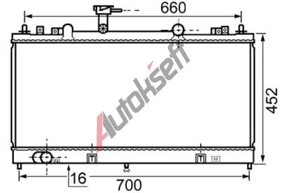 MAHLE Chladi vody MAO CR 1021 000S, CR 1021 000S