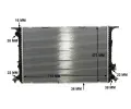 MAHLE Chladi vody MAO CR 1022 000P, CR 1022 000P