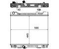 MAHLE Chladi vody MAO CR 1045 000P, CR 1045 000P