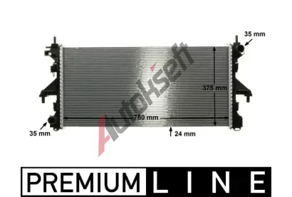 MAHLE Chladi vody MAO CR 1068 000P, CR 1068 000P
