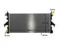 MAHLE Chladi vody MAO CR 1069 000P, CR 1069 000P