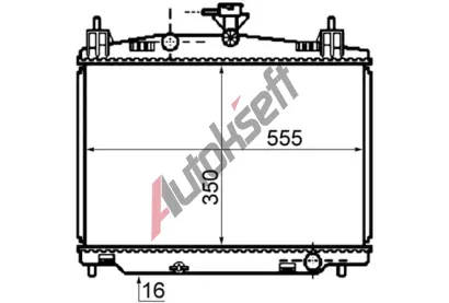 MAHLE Chladi vody MAO CR 1071 000S, CR 1071 000S