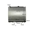 MAHLE Chladi vody MAO CR 1072 000S, CR 1072 000S