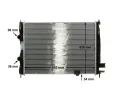 MAHLE Chladi vody MAO CR 1075 000S, CR 1075 000S