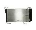 MAHLE Chladi vody MAO CR 1078 000S, CR 1078 000S