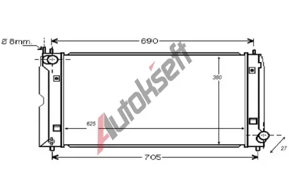 MAHLE Chladi vody MAO CR 1079 000S, CR 1079 000S