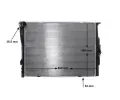 MAHLE Chladi vody MAO CR 1087 000S, CR 1087 000S