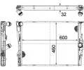 MAHLE Chladi vody MAO CR 1089 000P, CR 1089 000P