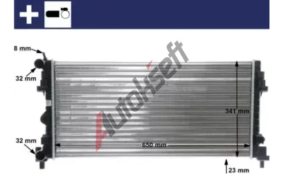 MAHLE Chladi� vody MAO CR 1096 000S, CR 1096 000S