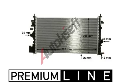 MAHLE Chladi vody MAO CR 1102 000P, CR 1102 000P