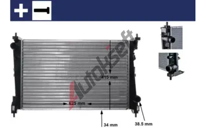 MAHLE Chladi vody MAO CR 1112 000S, CR 1112 000S