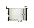 MAHLE Chladi vody MAO CR 1118 000P, CR 1118 000P