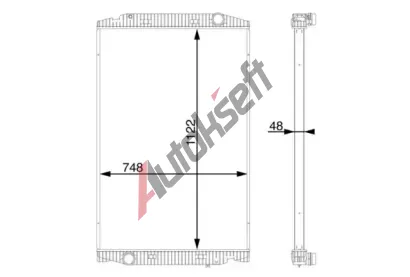 MAHLE Chladi vody MAO CR 112 000S, CR 112 000S