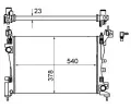 MAHLE Chladi vody MAO CR 1121 000S, CR 1121 000S