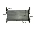 MAHLE Chladi vody MAO CR 1122 000P, CR 1122 000P