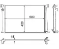 MAHLE Chladi vody MAO CR 1123 000P, CR 1123 000P