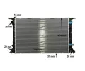MAHLE Chladi vody MAO CR 1134 000P, CR 1134 000P