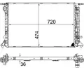 MAHLE Chladi vody MAO CR 1134 000S, CR 1134 000S