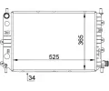 MAHLE Chladi vody MAO CR 1142 000S, CR 1142 000S
