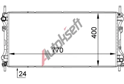 MAHLE Chladi vody MAO CR 1143 000S, CR 1143 000S
