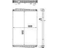 MAHLE Chladi vody MAO CR 1149 000P, CR 1149 000P