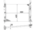 MAHLE Chladi vody MAO CR 1157 000P, CR 1157 000P