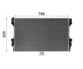 MAHLE Chladi vody MAO CR 1163 000P, CR 1163 000P