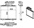 MAHLE Chladi vody MAO CR 1167 000P, CR 1167 000P