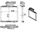 MAHLE Chladi vody MAO CR 1168 000P, CR 1168 000P