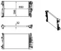 MAHLE Chladi vody MAO CR 1173 000P, CR 1173 000P