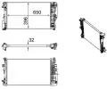 MAHLE Chladi vody MAO CR 1173 000S, CR 1173 000S