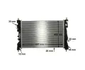 MAHLE Chladi vody MAO CR 1180 000P, CR 1180 000P