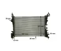 MAHLE Chladi vody MAO CR 1182 000P, CR 1182 000P