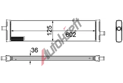 MAHLE Chladi vody MAO CR 1185 000P, CR 1185 000P
