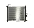 MAHLE Chladi vody MAO CR 1188 000P, CR 1188 000P