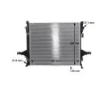 MAHLE Chladi vody MAO CR 1191 000S, CR 1191 000S