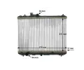 MAHLE Chladi vody MAO CR 1194 000S, CR 1194 000S